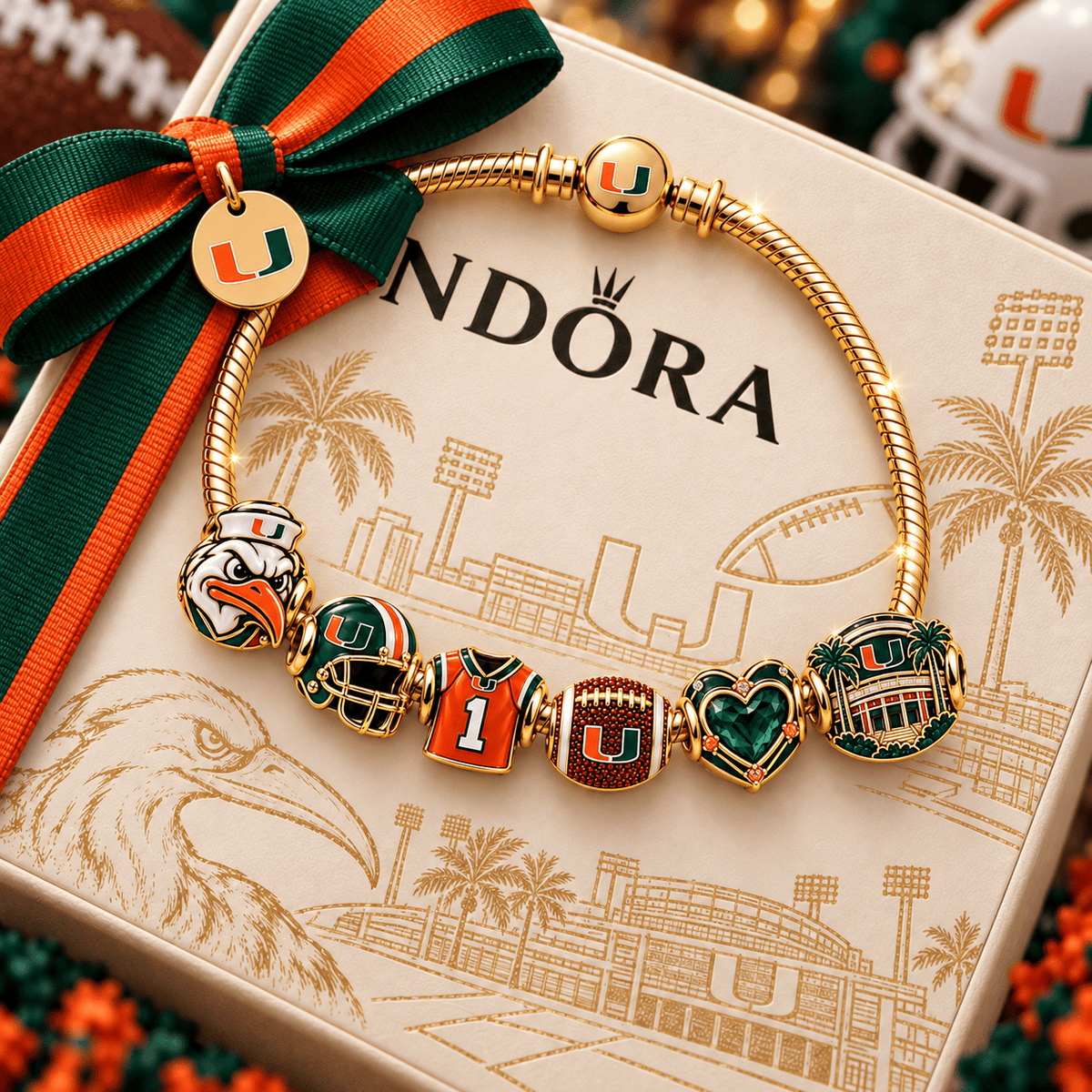 MHC Gold Charm Bracelet Set PNPA