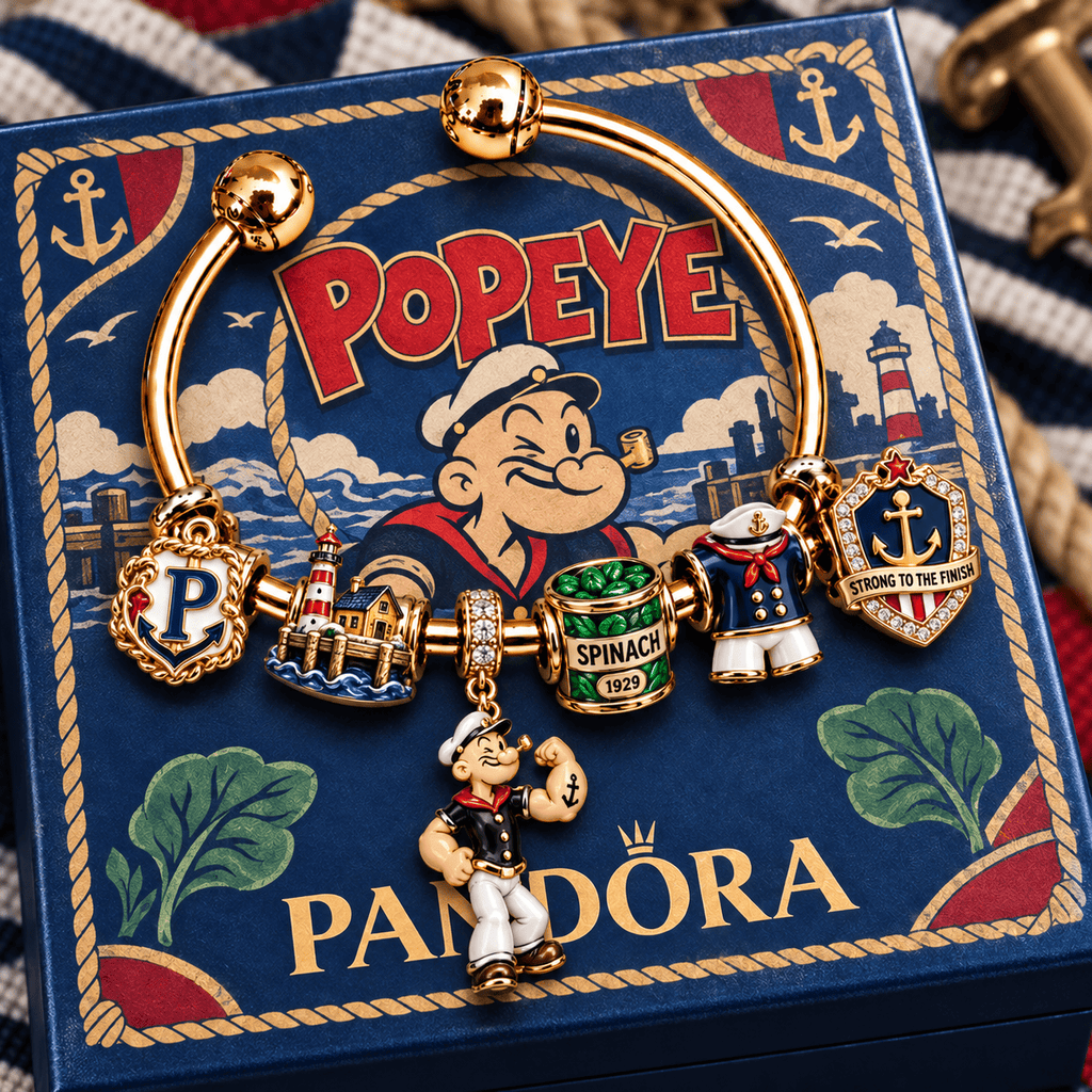 POPE Silver Charm Bracelet Set NTVA