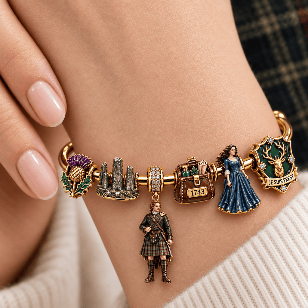OLD Silver Charm Bracelet Set NTVA