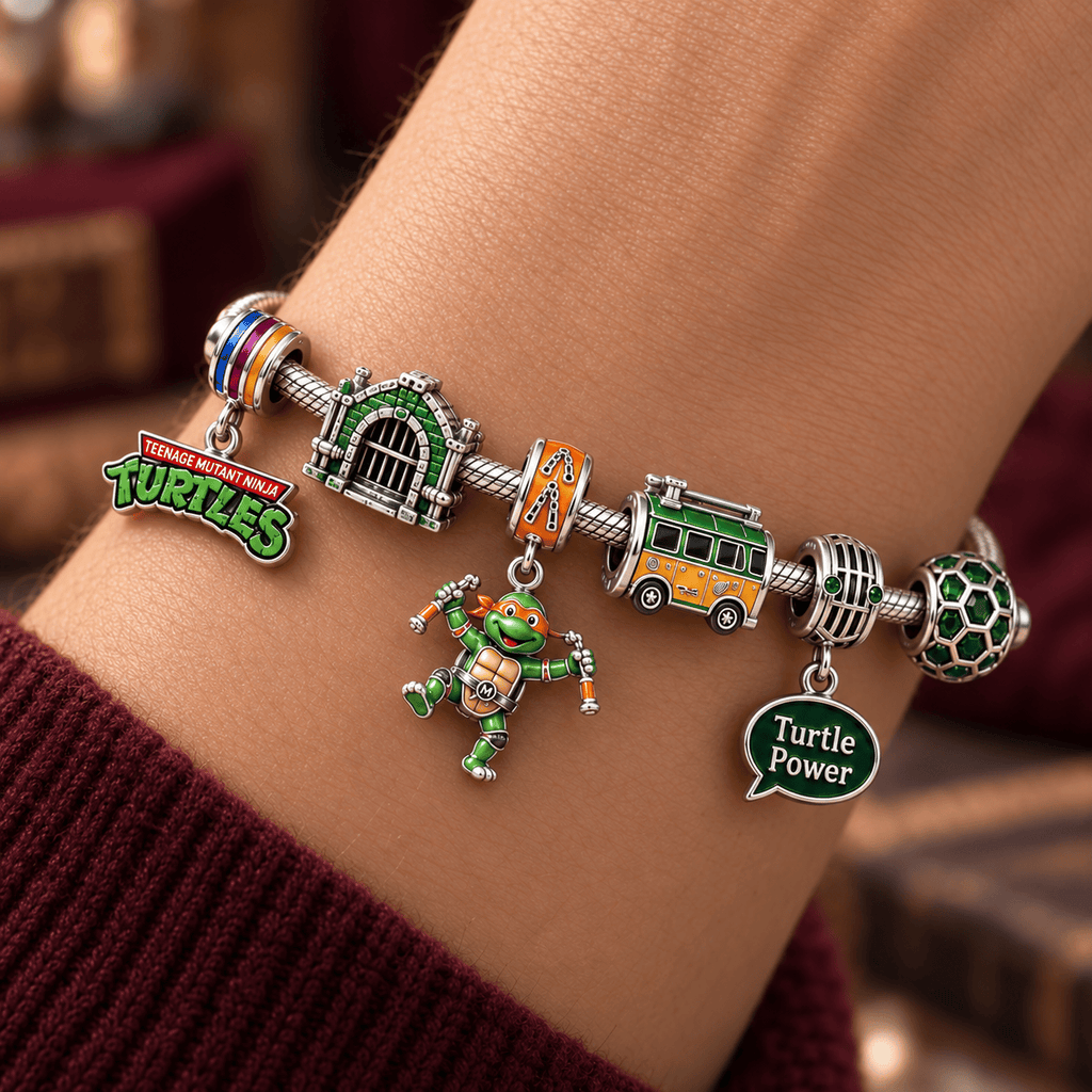 NJT Silver Charm Bracelet Set HQH