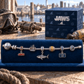 JAWS Silver Charm Bracelet Set HQH