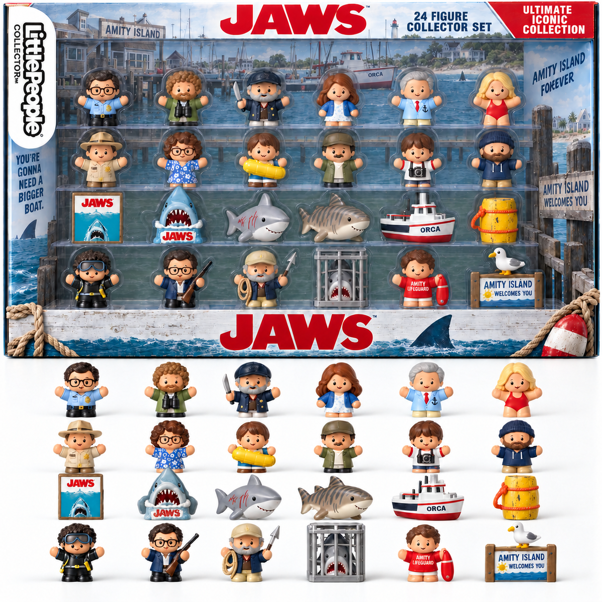 JAWS Little People Collector Set TTNL