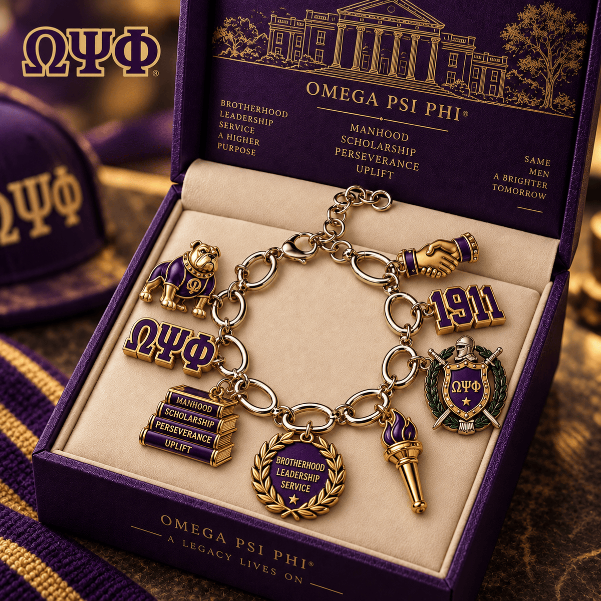 Premium OMPP Chapters Charm Bracelet TNSM