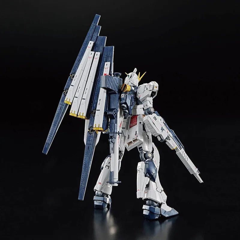 RG 1/144 Nu Rx-93 Titanium Alloy Plated Version Assembly Model Kit Action Figures With Twin Fin Funnels Trendy Toy Surprise Gift