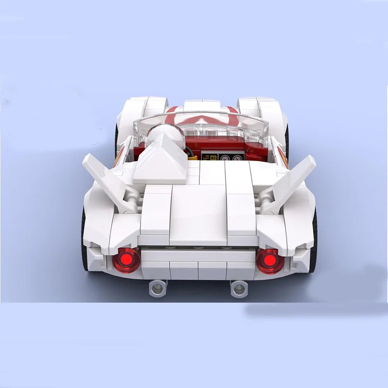 320 pieces MOC car model   racing Mach 5 DIY creative educational children's building blocks gift