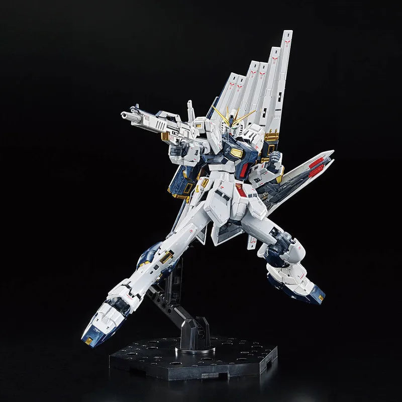 RG 1/144 Nu Rx-93 Titanium Alloy Plated Version Assembly Model Kit Action Figures With Twin Fin Funnels Trendy Toy Surprise Gift